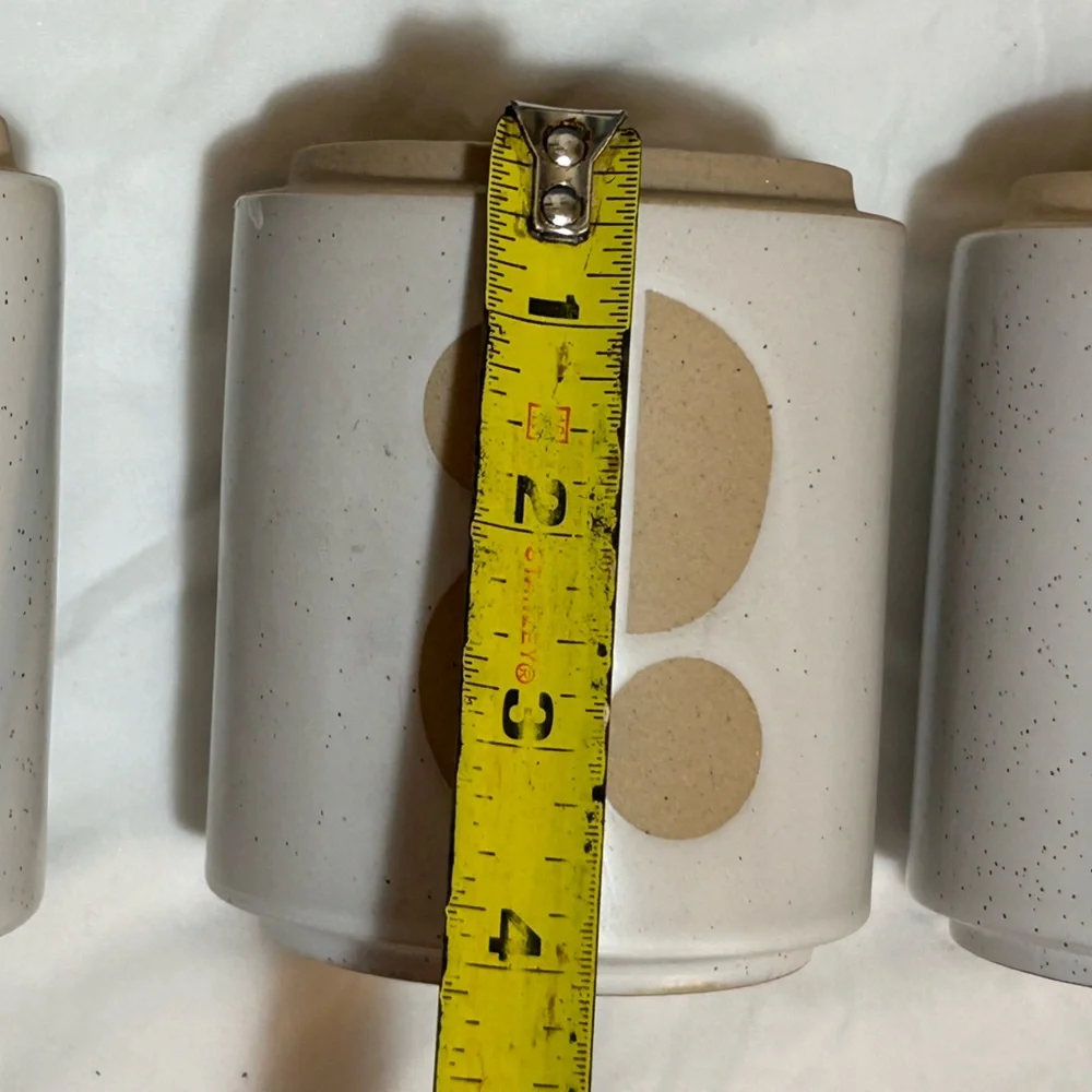 Ceramic Planter Pots by Paddywax Candles Tobacco Flower Design Small Plant Pot